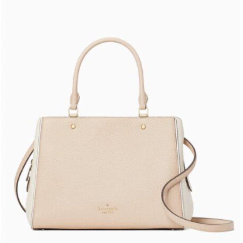 Kate Spade leila colorblock triple compartment satchel - NWT